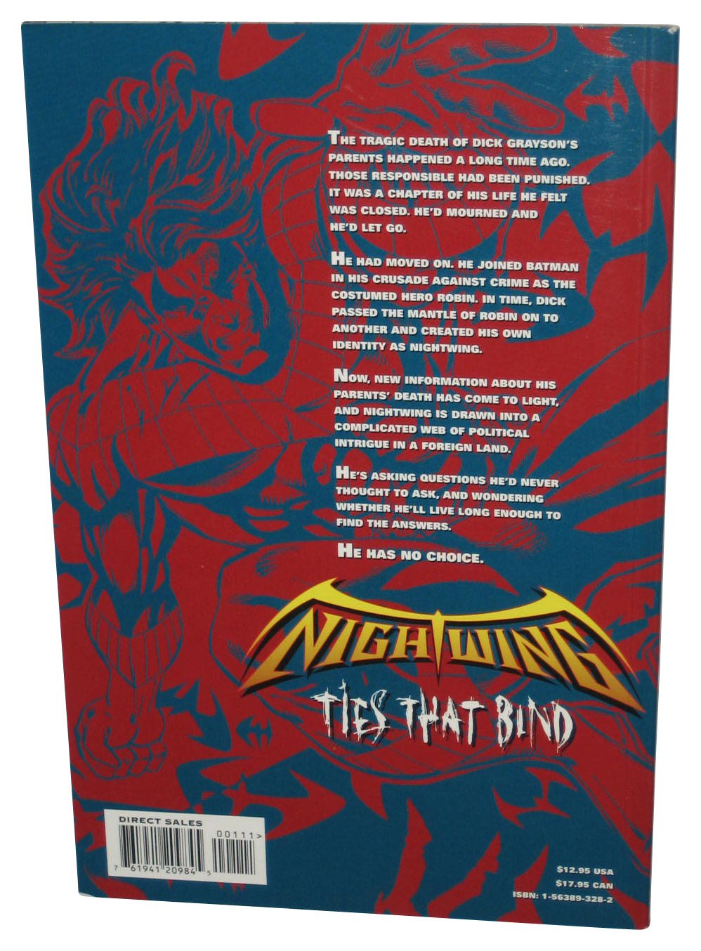 DC Comics Nightwing Ties That Bind (1997) Paperback Book