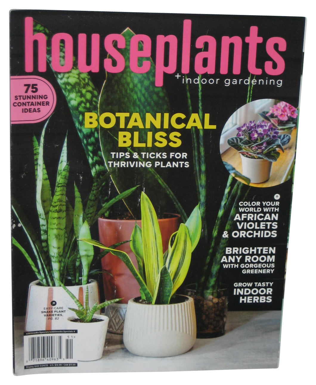 Houseplants & Indoor Gardening (2025) Botanical Bliss Magazine Book