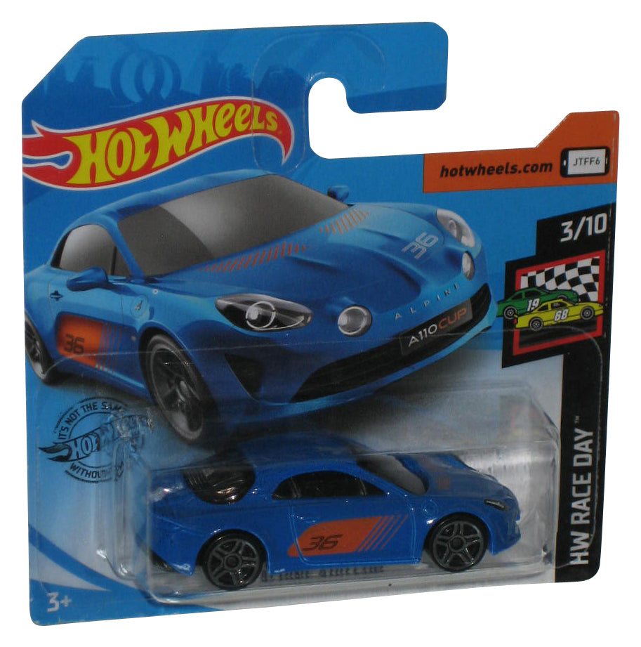 Hot Wheels HW Race Day 3/10 (2017) Blue Alpine A110 Cup Car 80/250 - (Short Card)