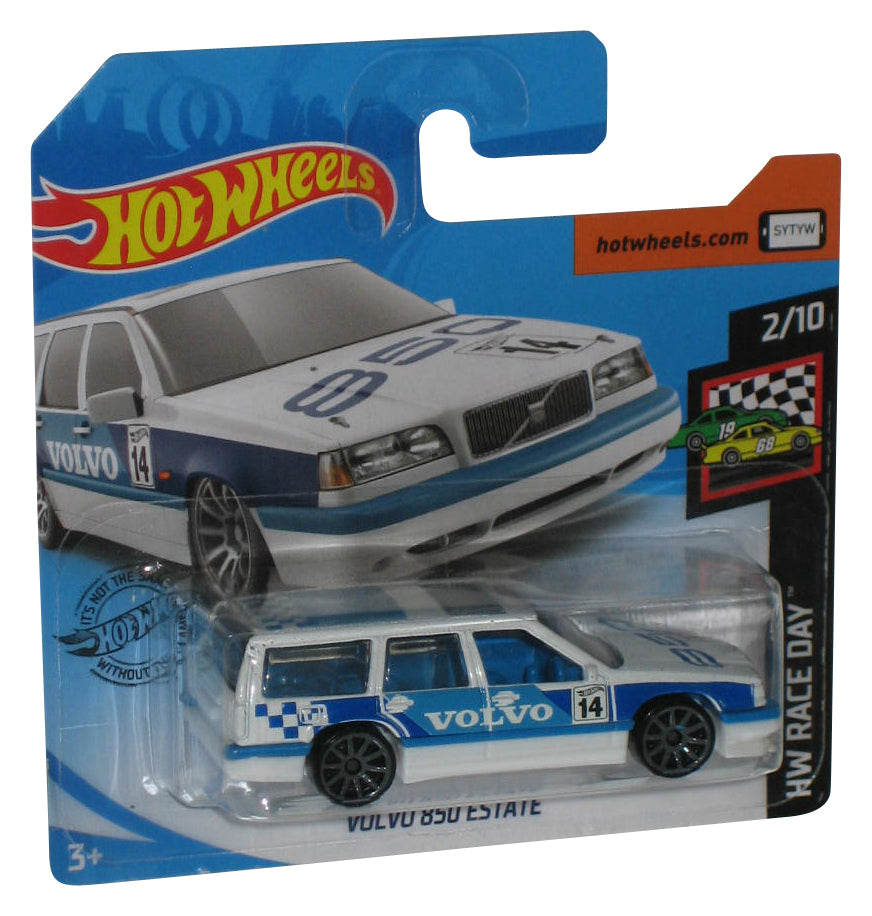 Hot Wheels HW Race Day 2/10 (2020) White Volvo 850 Estate Car 57/250 - (Short Card)