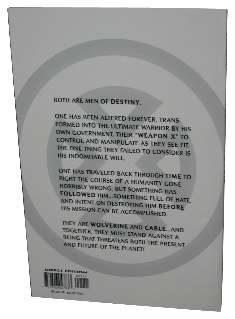 Marvel Comics Wolverine & Cable Guts And Glory (1999) Paperback Book