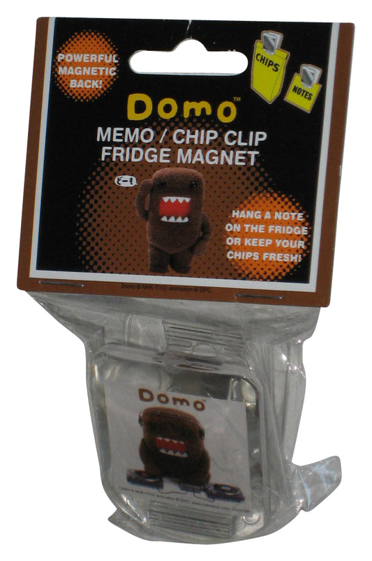 Domo-Kun Anime DJ Hot Properties Memo Chip Clip Fridge Magnet
