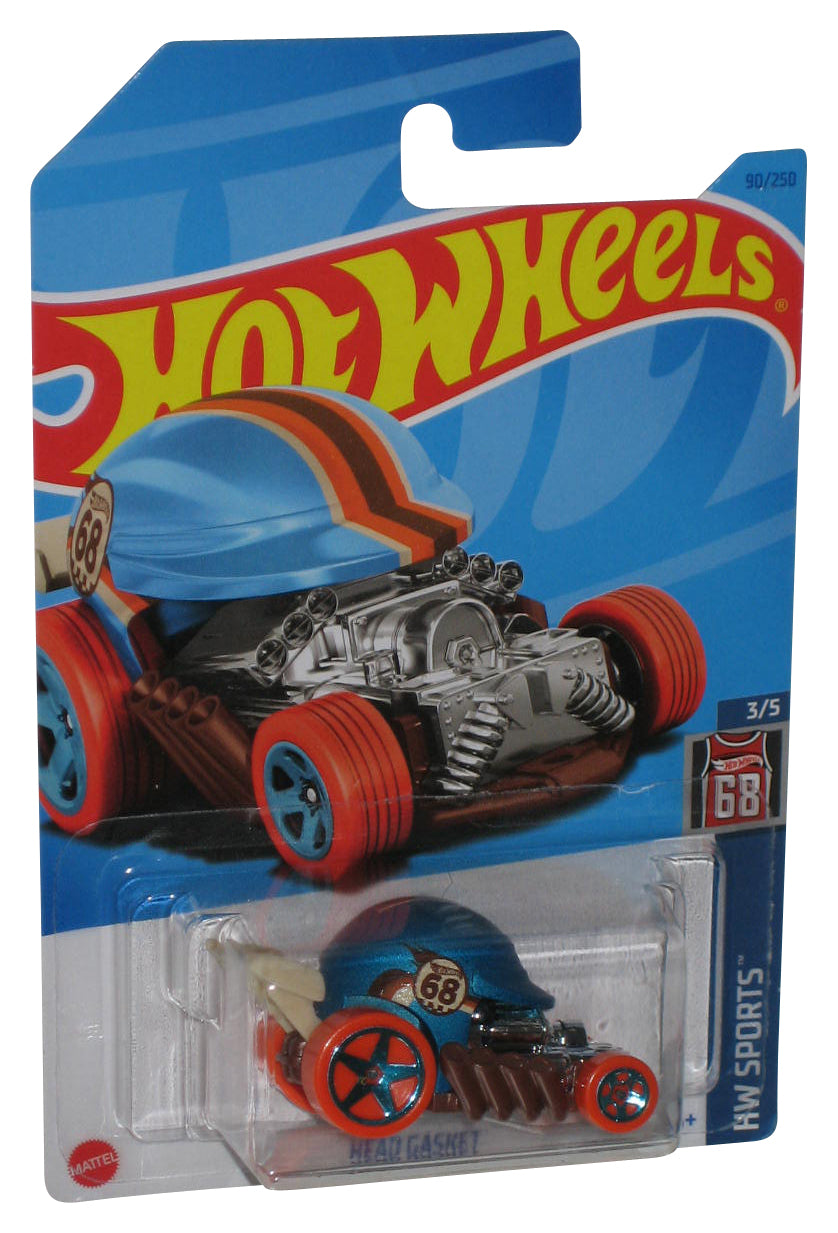 Hot Wheels HW Sports 3/5 (2021) Blue Head Gasket Toy Car 90/250