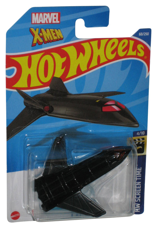 Hot Wheels HW Screen Time 4/10 (2021) Marvel X_Men Black X-Jet Toy Plane 60/250