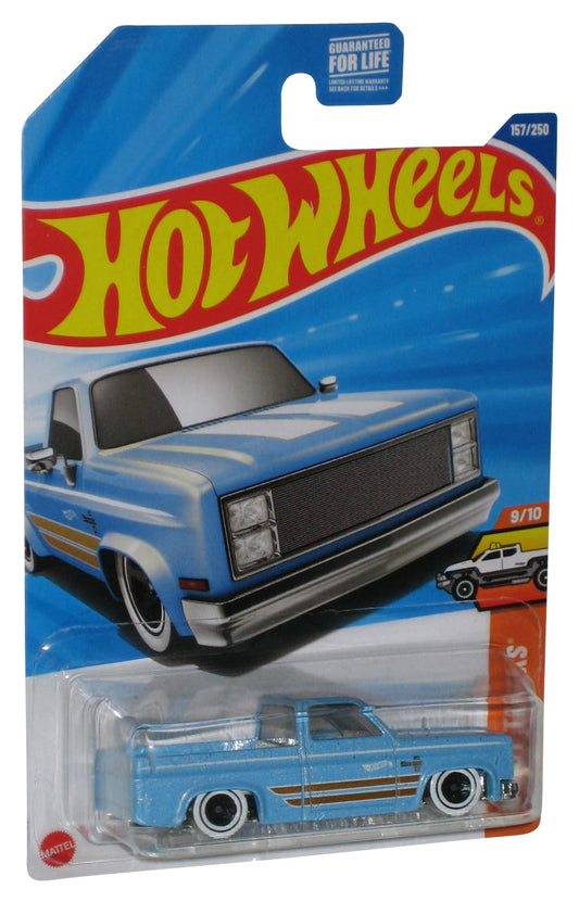 Hot Wheels HW Trucks 9/10 (2024) Blue '83 Chevy Silverado Toy Truck 157/250