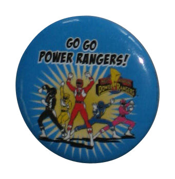 Mighty Morphin Power Rangers Go Go Blue Hot Properties 1.25 Inch Button PB4537