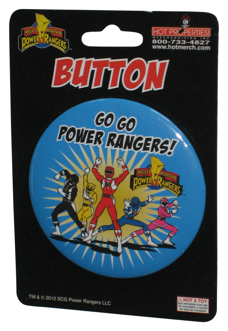 Mighty Morphin Power Rangers Go Go (2012) Hot Properties Blue 3-Inch Button