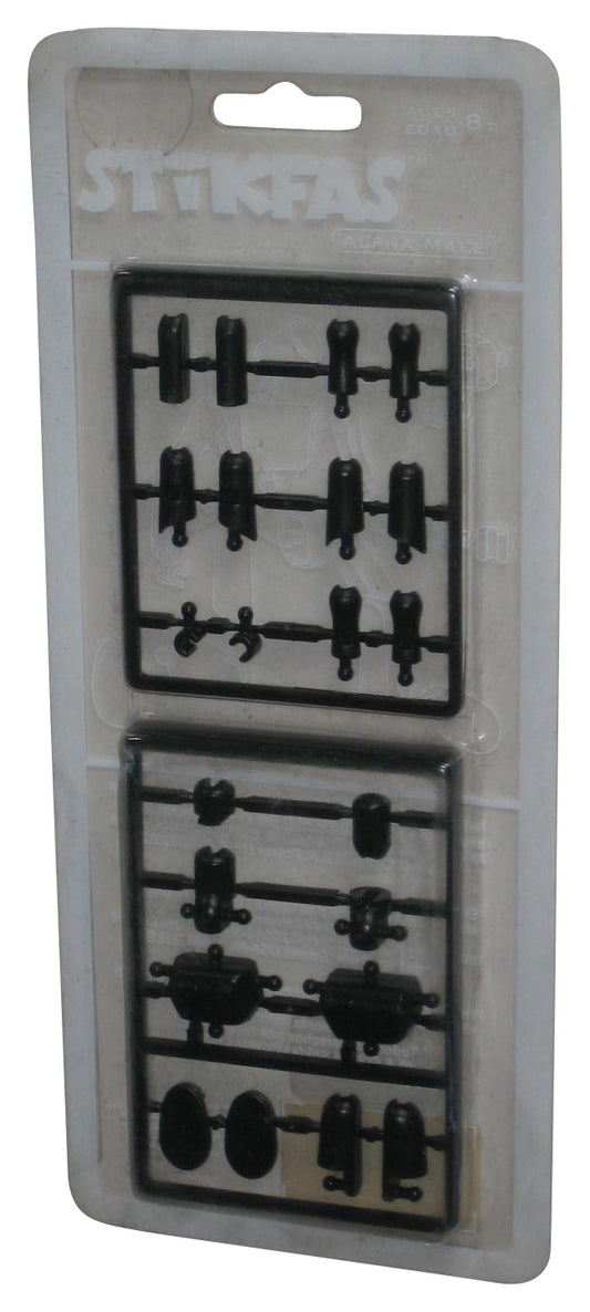 Stikfas G2 Black Alpha Male Poseable Action Figure AMG1008B