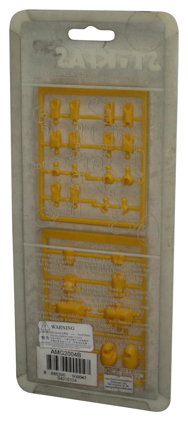 Stikfas G2 Alpha Male Yellow Poseable Action Figure AMG2004B