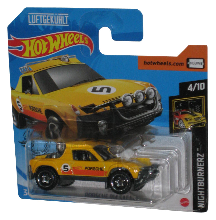 Hot Wheels Porsche 914 Safari (2020) Nightburnerz 4/10 Yellow Car 242/250 - (Short Card)