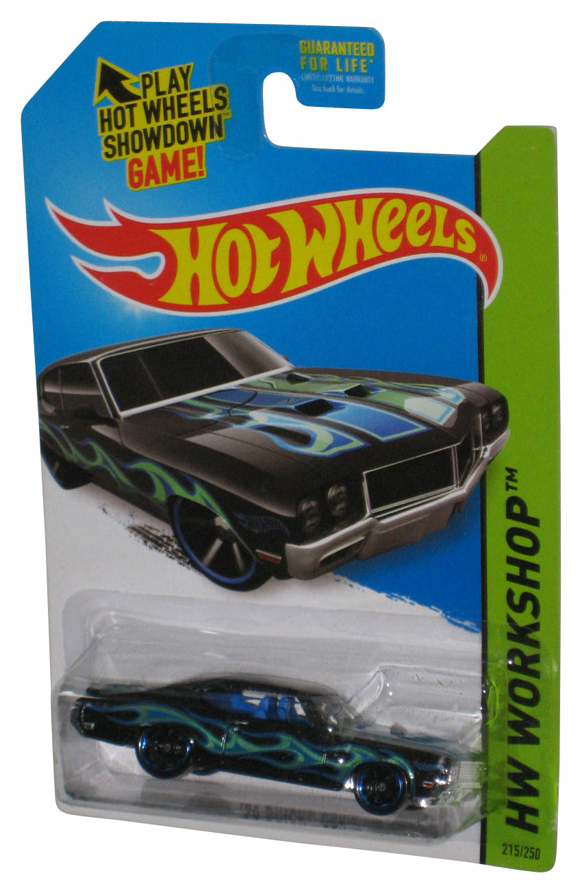 Hot Wheels HW Workshop (2013) Black '70 Buick GSX Toy Car 215/250