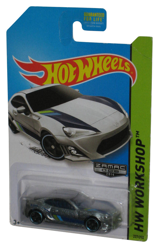 Hot Wheels HW Workshop (2014) Zamac 008 Silver Scion FR-S Die-Cast Toy Car 227/250
