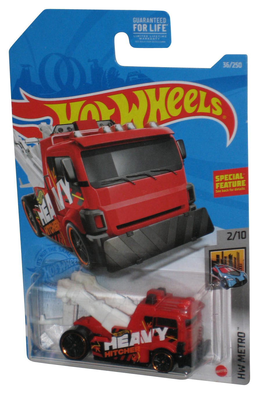 Hot Wheels HW Metro 2/10 (2020) Red Heavy Hitcher Toy Tow Truck 36/250