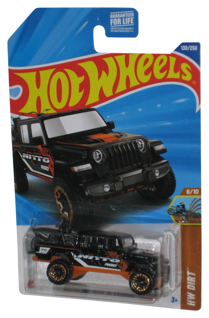 Hot Wheels HW Dirt 6/10 (2024) Black '20 Jeep Gladiator Toy Truck 130/250