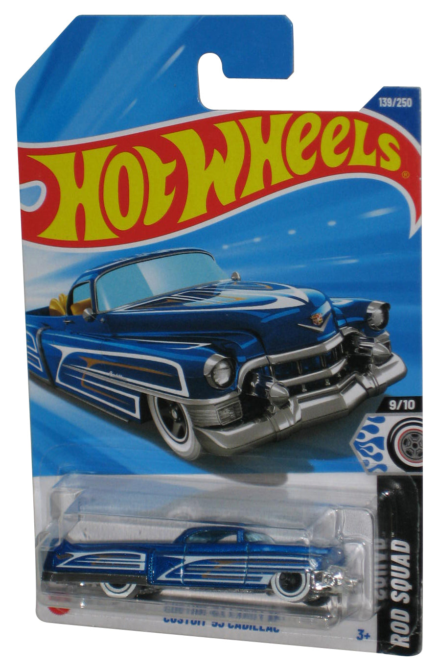 Hot Wheels Rod Squad 9/10 (2024) Blue Custom '53 Cadillac Toy Car 139/250