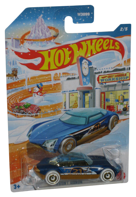 Hot Wheels Winter Christmas (2020) Blue Avant Garde Toy Car 2/5