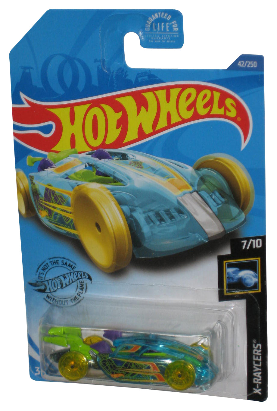 Hot Wheels X-Raycers 7/10 (2017) Blue Pedal De Metal Toy Car 42/250