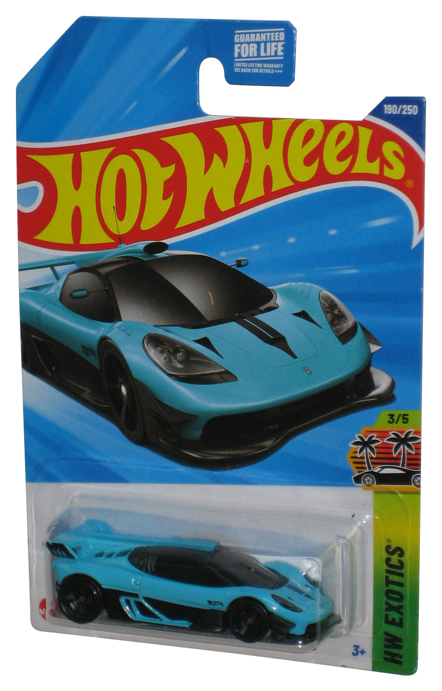 Hot Wheels HW Exotics 3/5 (2024) Blue Gordon Murray Automotive T.50s Toy Car 190/250