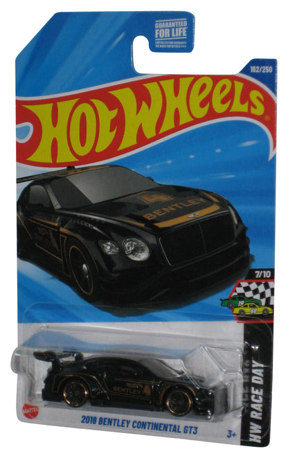 Hot Wheels HW Race Day 7/10 (2024) Black 2018 Bentley Continental GT3 Toy Car 162/250