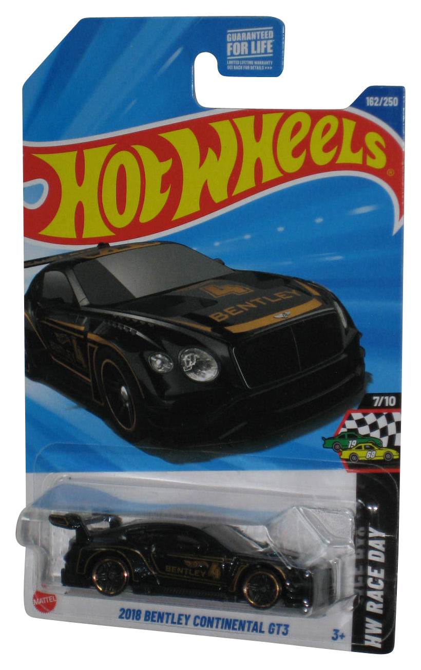 Hot Wheels HW Race Day 7/10 (2024) Black 2018 Bentley Continental GT3 Toy Car 162/250