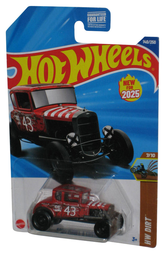 Hot Wheels HW Dirt 7/10 (2025) Red Ford Model A Custom '31 Toy Car 140/250