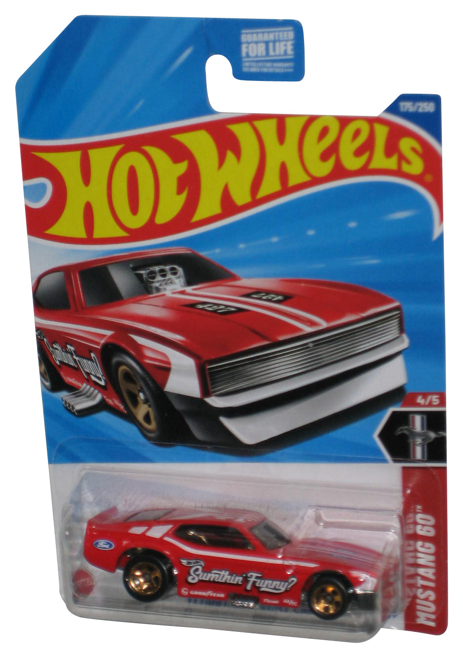 Hot Wheels Mustang 60 4/5 (2024) Red '71 Funny Car Toy 175/250