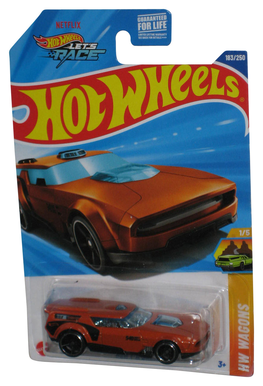 Hot Wheels Let's Race HW Wagons 1/5 (2024) Orange Drift'N Break Toy Car 183/250