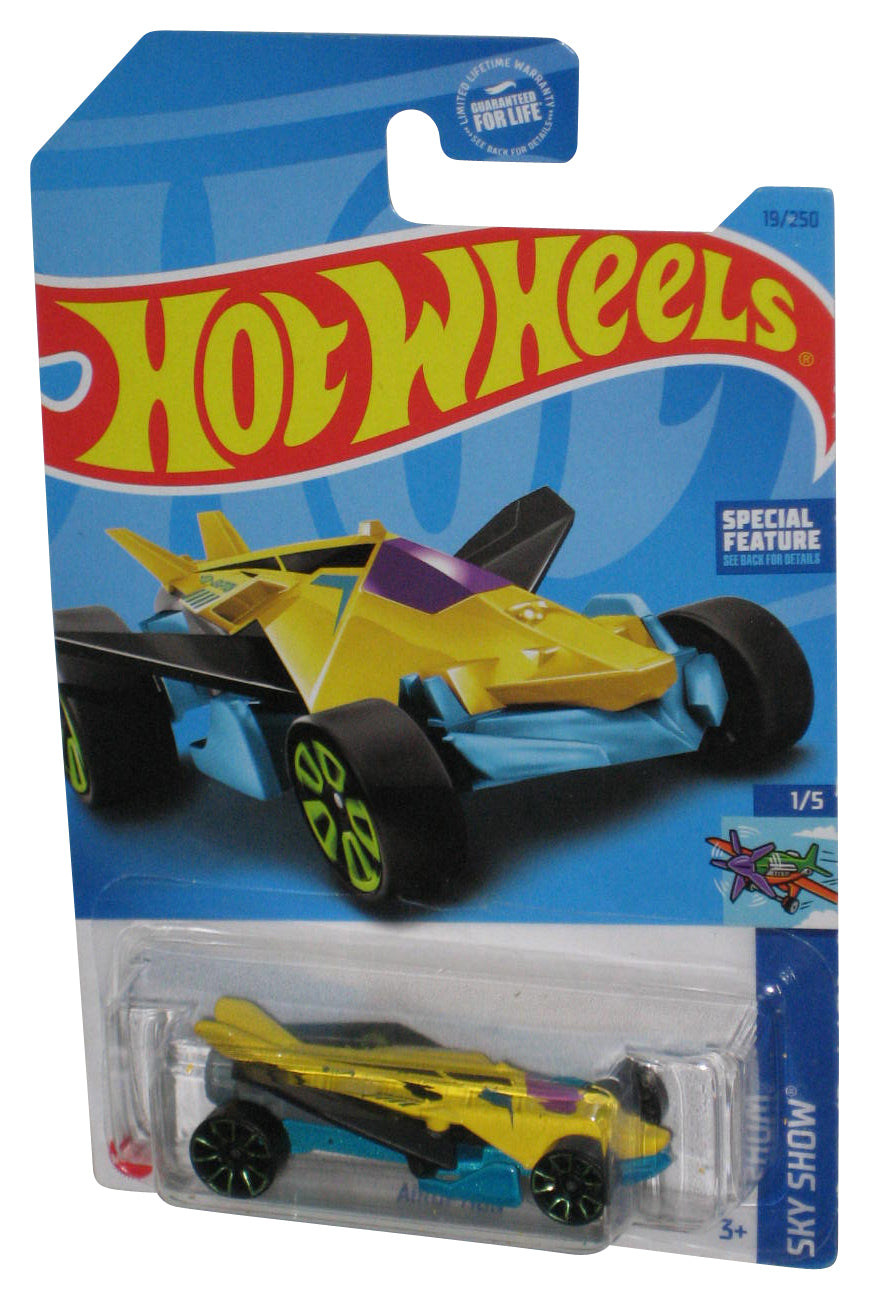 Hot Wheels Sky Show 1/5 (2021) Yellow Airuption Toy Car 19/250