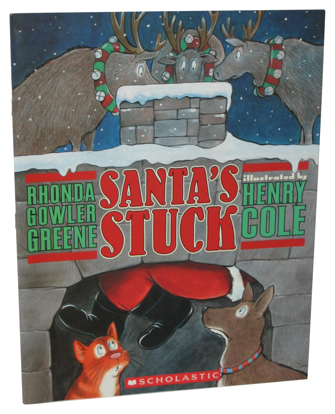 Santa's Stuck (2005) Christmas Scholastic Paperback Book