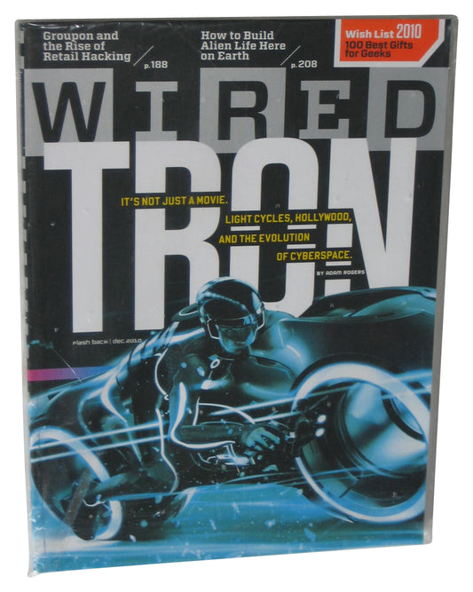 Wired December 2010 Tron Cover Magazine Book