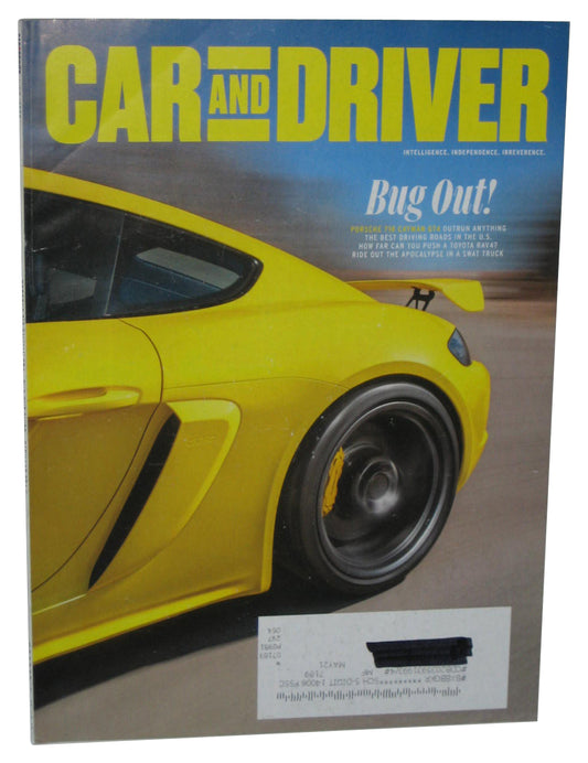 Car And Driver June 2020 Vol. 65 No. 12 Magazine Book - (Porsche 718 Cayman GT4 Bug Out Cover)