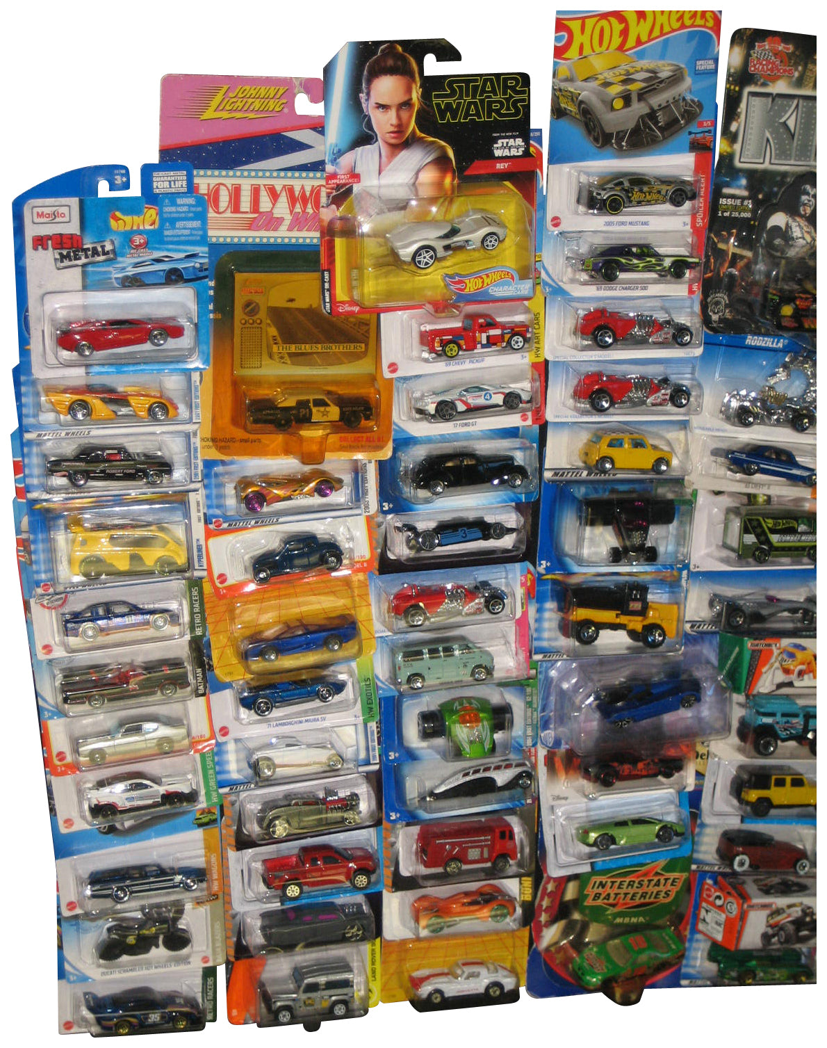 Hot Wheels, Maisto & Matchbox Mattel Die Cast Toy Cars - (Mixed Lot 75 Cars)