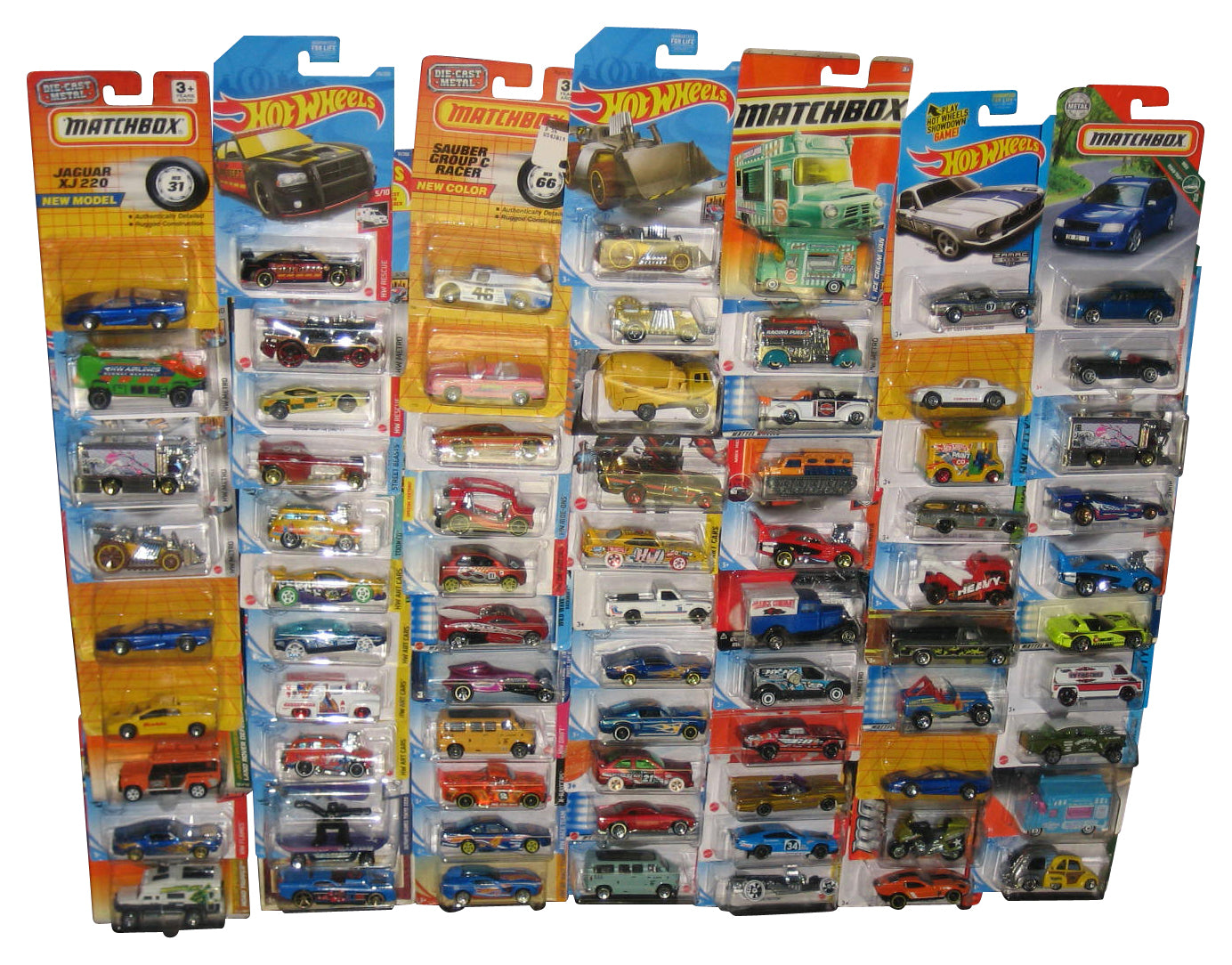 Hot Wheels Matchbox & Misc Mattel Die Cast Toy Cars - (Mixed Lot 73 Cars)