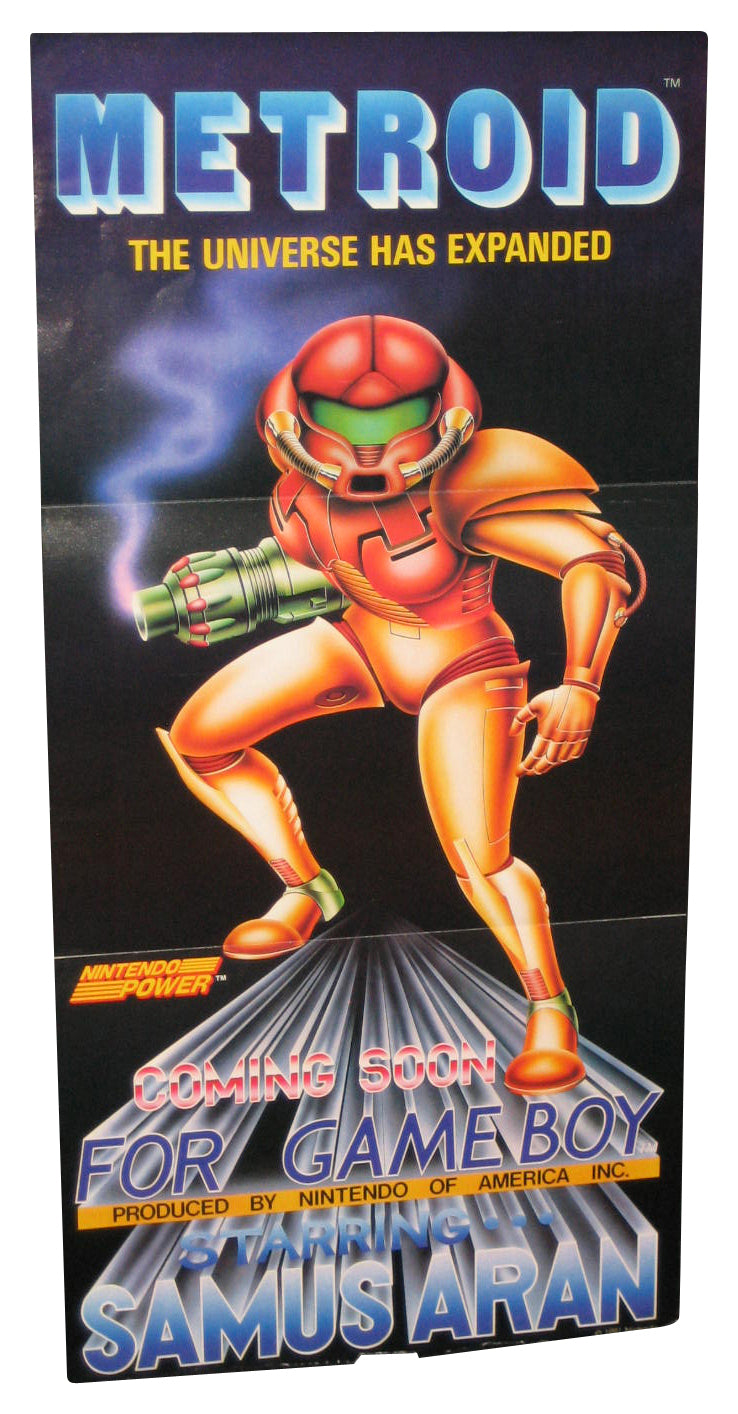 Nintendo Power Metroid Game Boy Samur Aran (1991) Pull-Out Poster