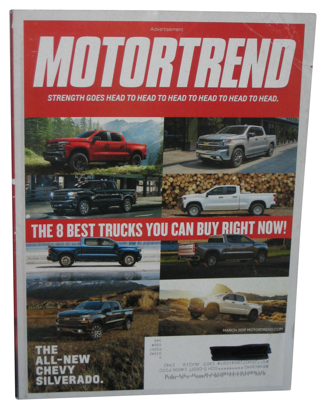 MotorTrend March 2019 Vol. 71. No. 3 Magazine Book - (Best Trucks Cover)