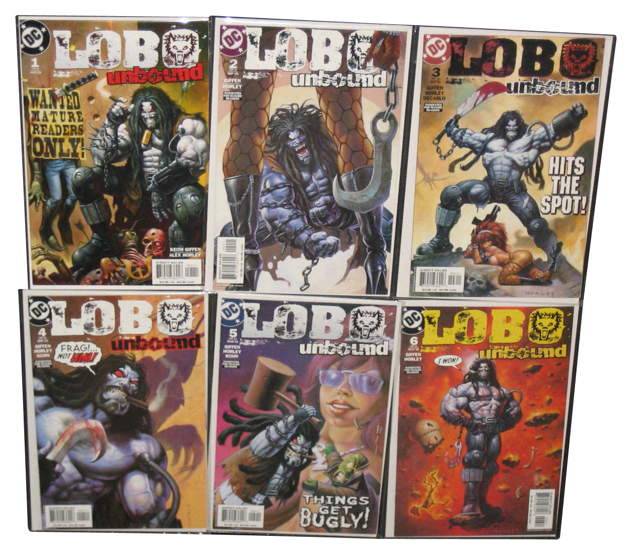DC Comics Lobo Unbound 2003 Comic Book Complete Set #1-6