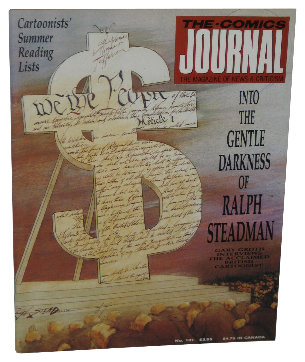 The Comics Journal (1989) Paperback Magazine Book #131