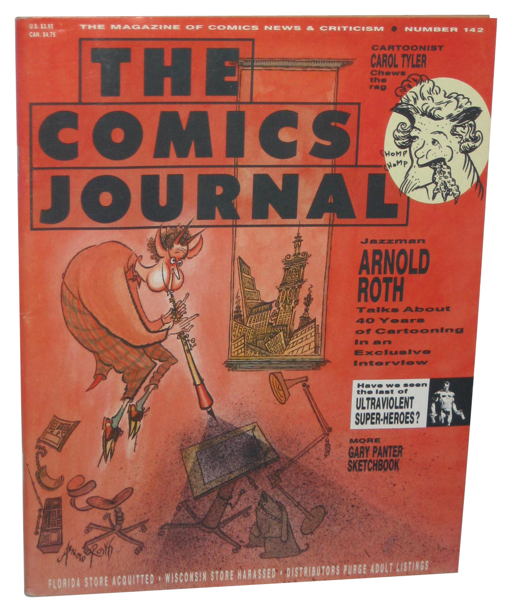 The Comics Journal (1991) Paperback Magazine Book #142