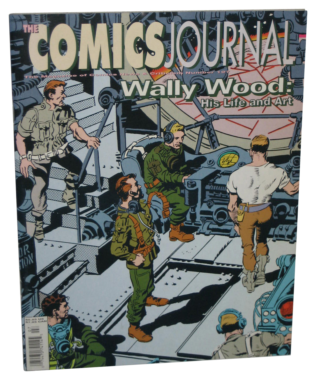 The Comics Journal (1997) Paperback Magazine Book #197 - (Wally Wood His Life And Art Cover)