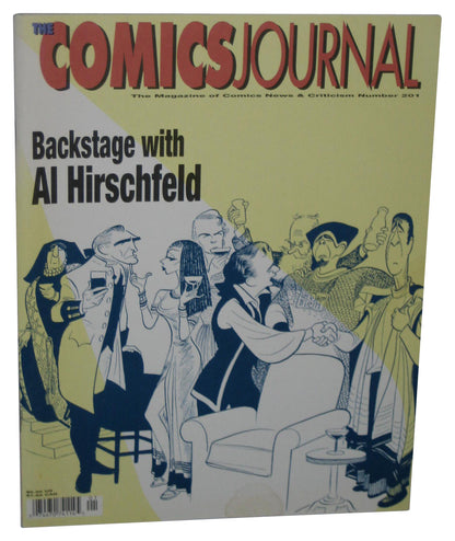 The Comics Journal (1998) Paperback Magazine Book #201 - (Backstage With Al Hirschfeld Cover)