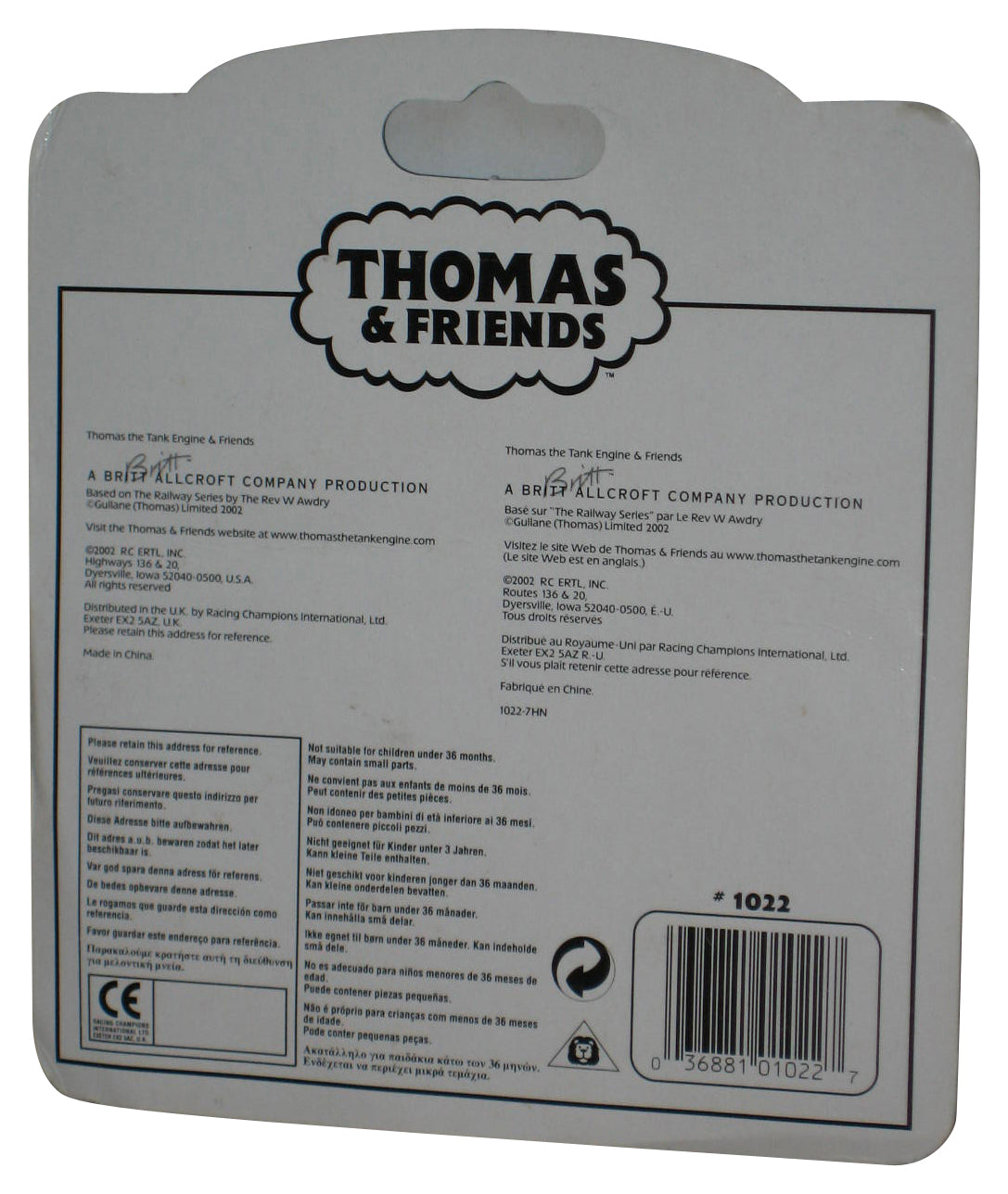 Thomas and Friends Percy Gullane (2002) RC2 Green Die-Cast Metal Toy Train