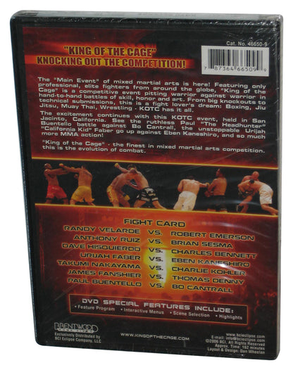 The Evolution of Combat King of The Cage Revenge DVD