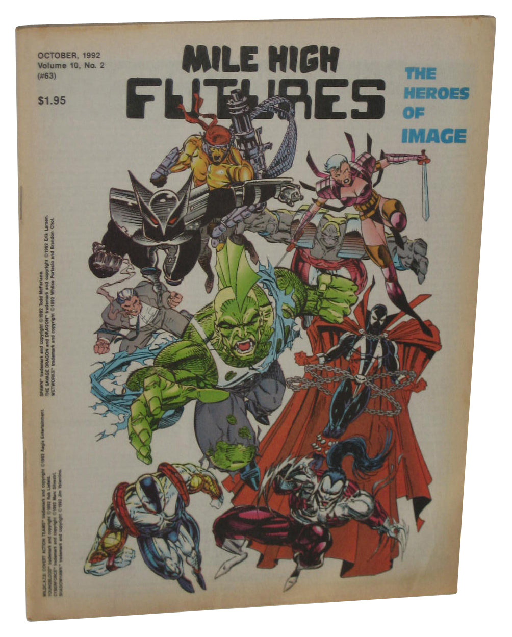 Mile High Futures The Heroes of Image October 1992 Vol. 10 No. 2 Comic Book #63