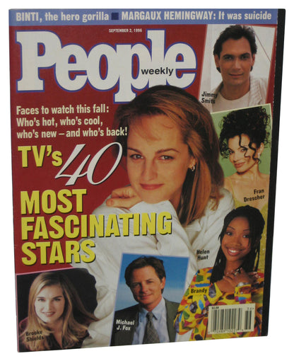 People Weekly September 2 1996 Magazine Book - (TV's 40 Stars)