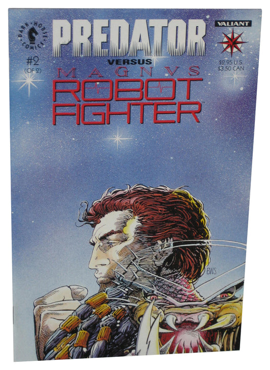 Predator Versus Magnus Robot Fighter (1992) Dark Horse Valiant Comic Book #2