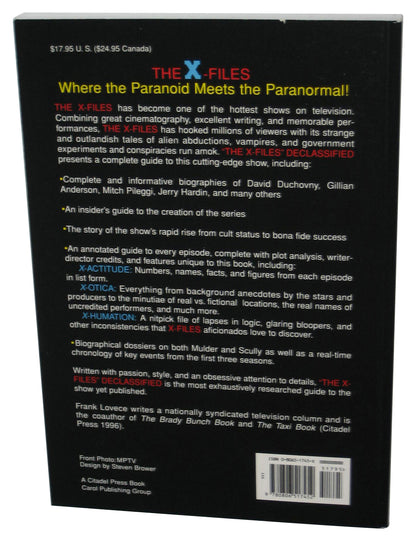 The X-Files Declassified The Unauthorized Guide (1996) Paperback Book