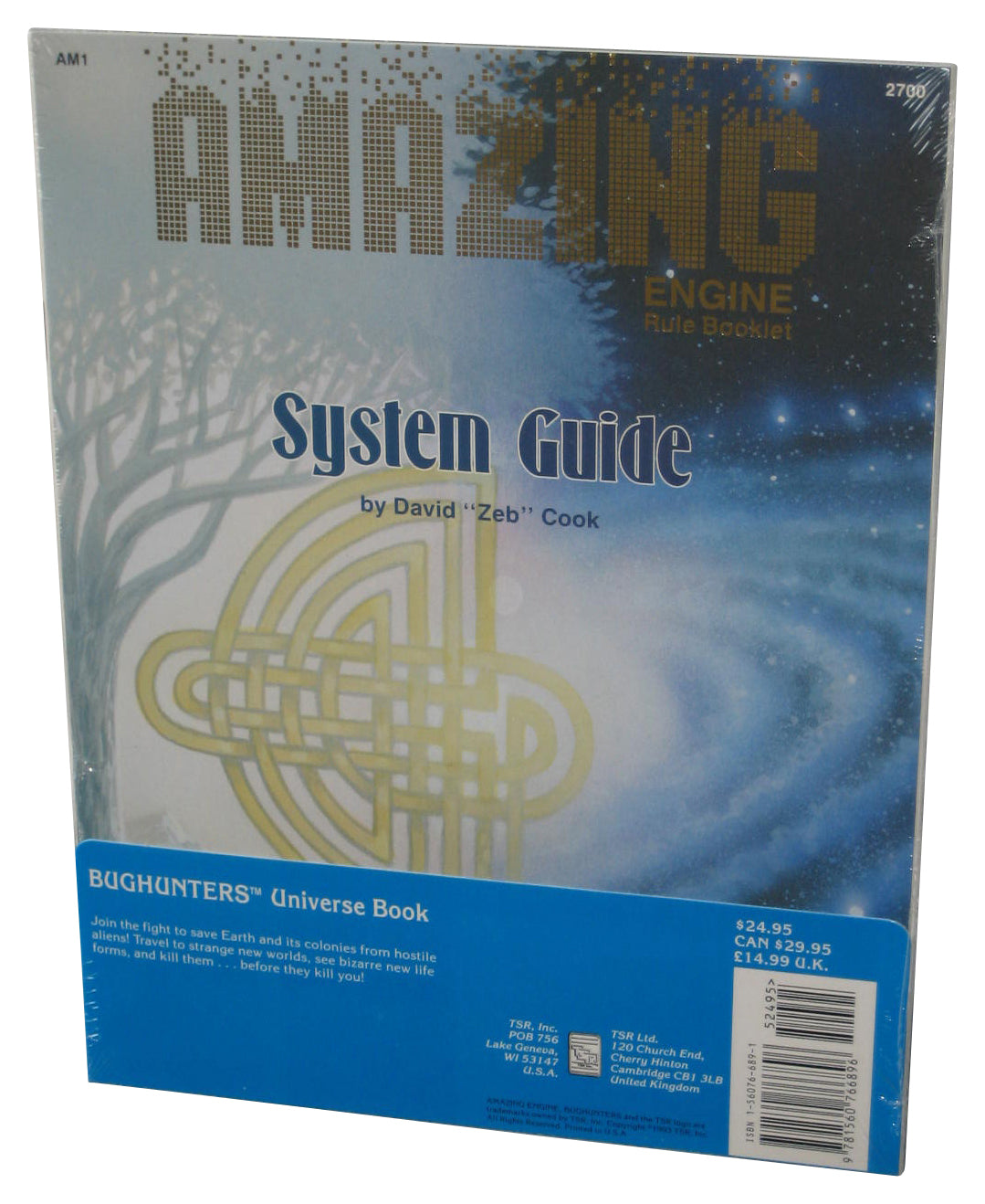 Amazing Engine System Guide Rule Booklet & Bughunters (1993) Paperback Book 