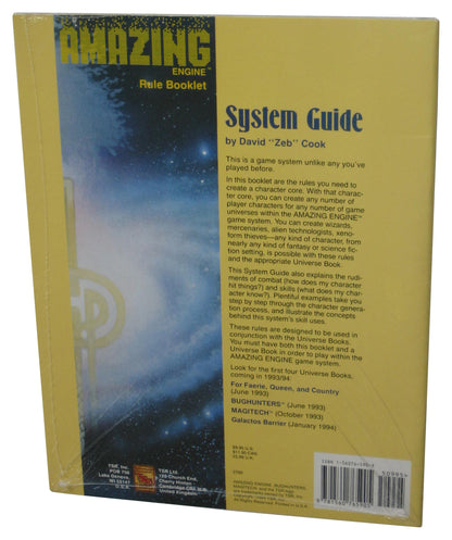 Amazing Engine System Guide Rule Booklet (1993) Paperback Book 