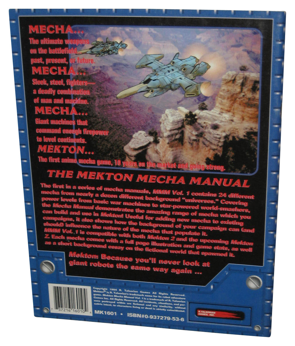 Mekton Mecha Manual Vol. 1 (1994) Paperback Book