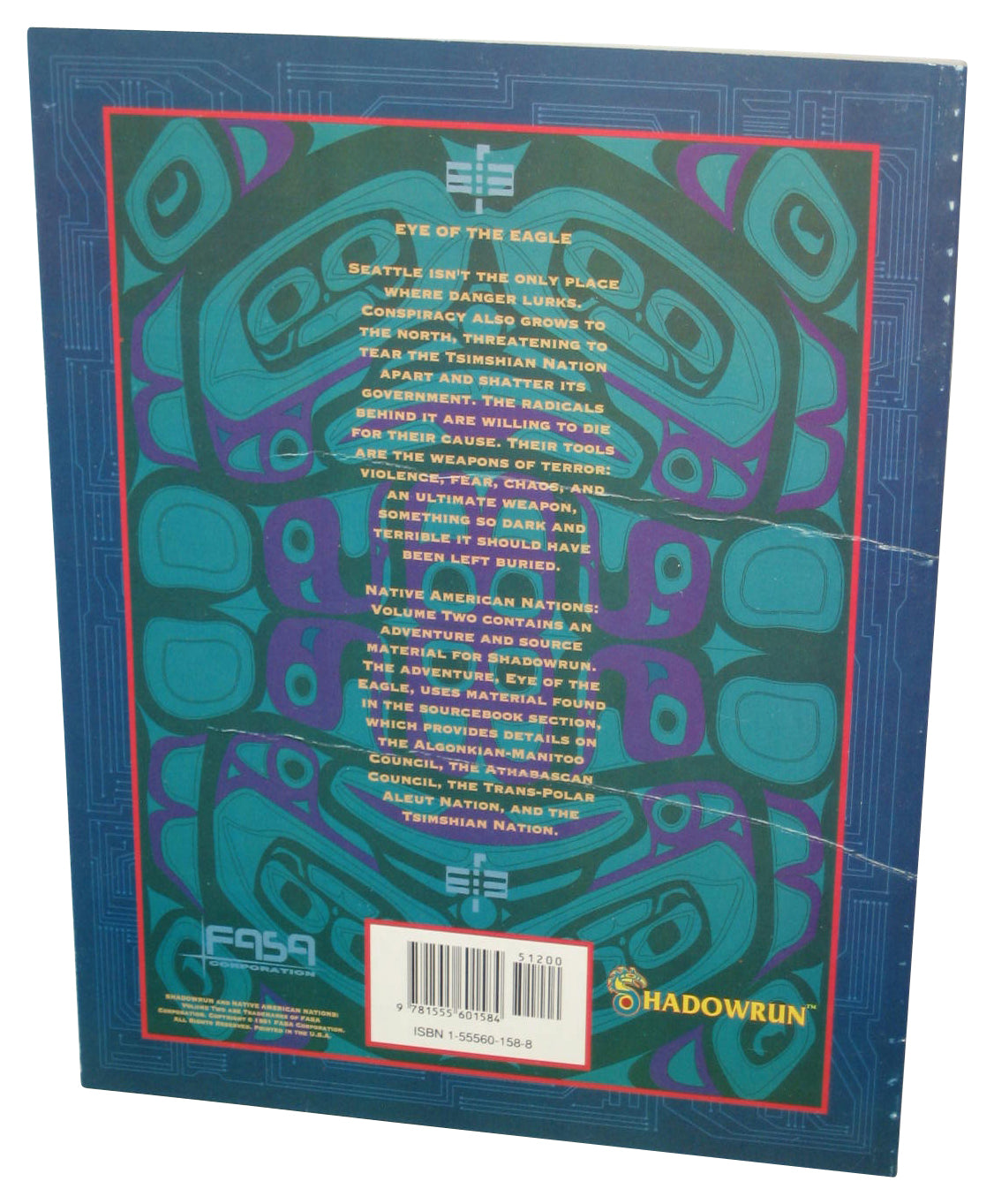 Native American Nations Vol. 2 Shadowrun (1991) Paperback Book
